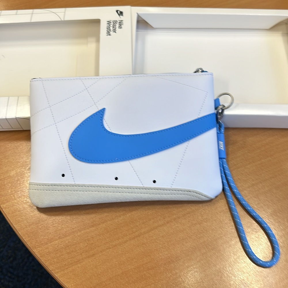 Nike Blazer Wristlet - White and Blue